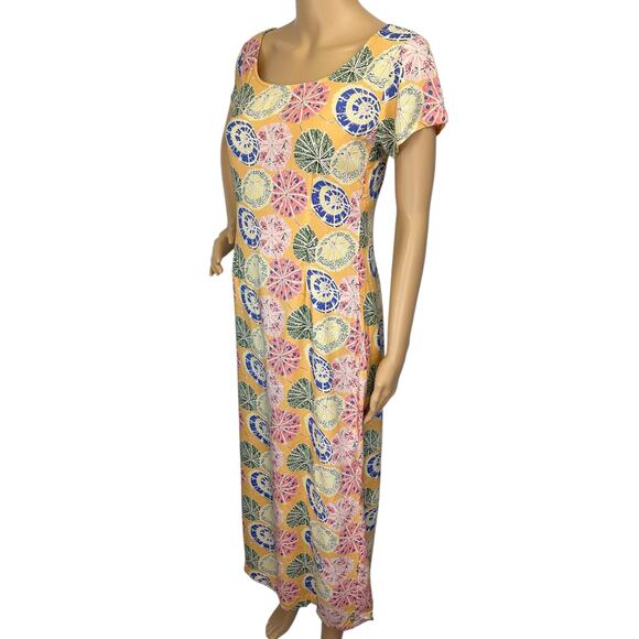Vintage Weekend Traffic Beach Umbrella Midi Dress Size S - Picture 4 of 10